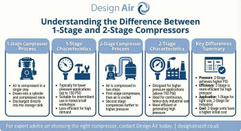 Understanding the Difference Between 1-Stage and 2-Stage Compressors