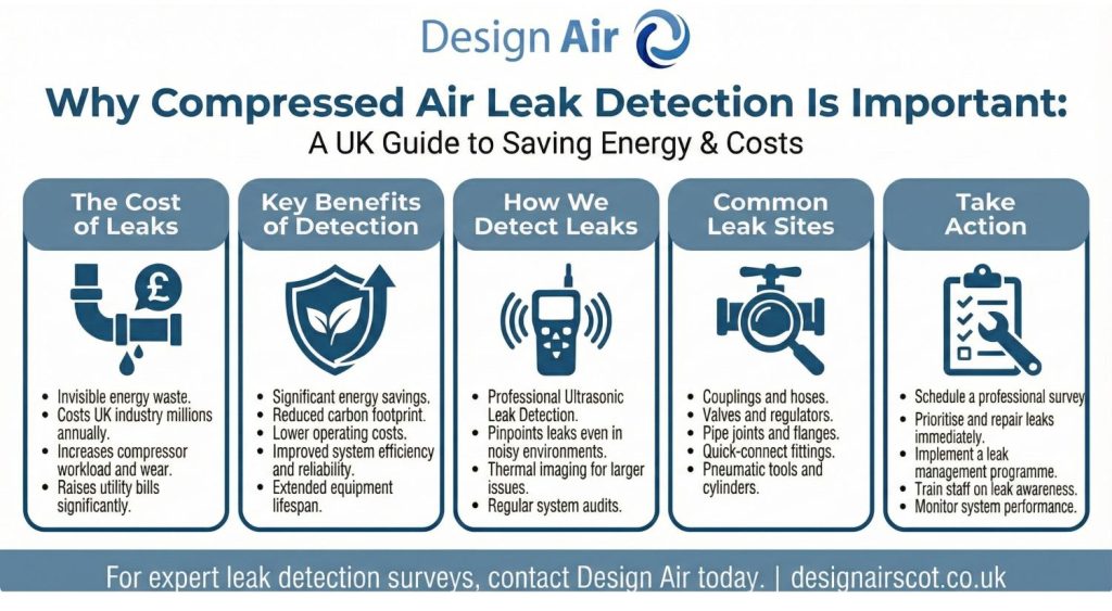 Why Compressed Air Leak Detection Is Important - Design Air